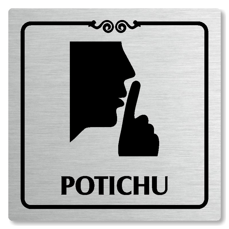 Potichu, 100x100mm, stříbrná, Texas
